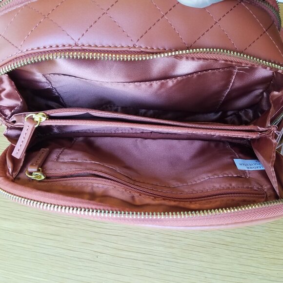 Joy & Iman Quilted Leather Crossbody Purse - Picture 8 of 12